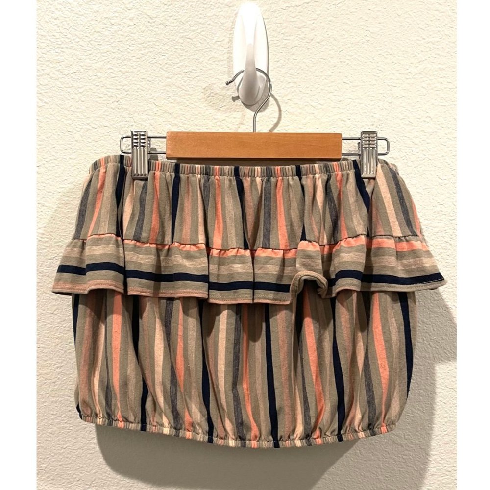 AMERICAN EAGLE Multicolor Striped Crop Top